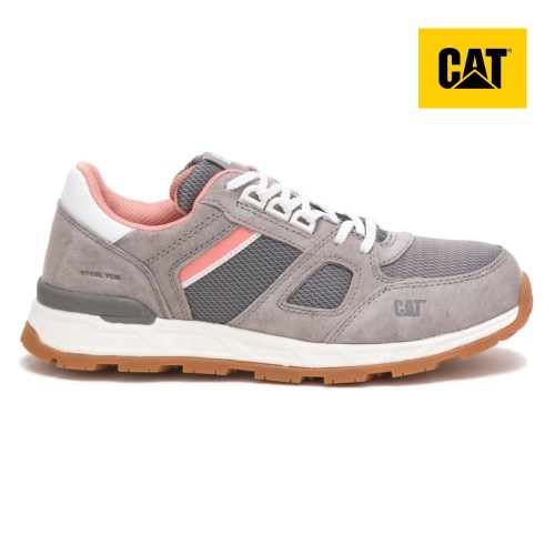 Caterpillar Woodward Steel Toe Werkschoenen Dames Grijs (XUQD.NL)